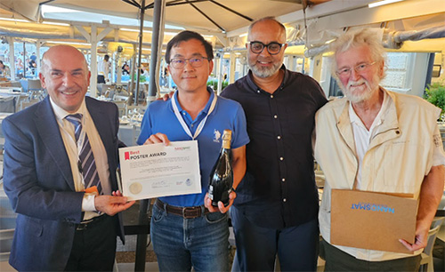 NANOSMAT2025 Naples first place poster award winner PROF. HER-HSIUNG HUANG