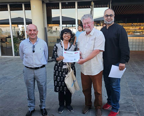 NANOSMAT2024 Barcelona poster award winner DR. PIYALI CHATTERJEE